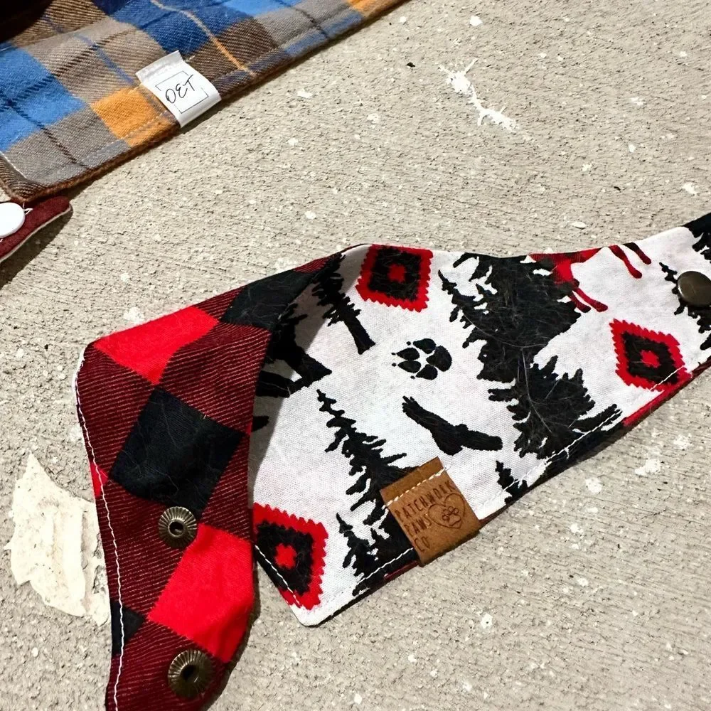 Fall themed cat bandanas